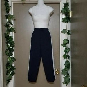 Michael Kors navy blue wide leg culottes